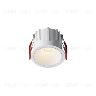 Встраиваемый светильник Maytoni Alfa LED DL043-01-10W3K-RD-W-1