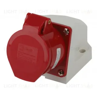 Розетка ЭРА R(OUT)-16-3P-PE-N-IP44 стационарная наружная 115 3Р+РЕ+N 16А 380В IP44 Б0032876