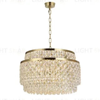 Подвесная люстра Newport Tiffany 8530/60 C gold polished М0070715