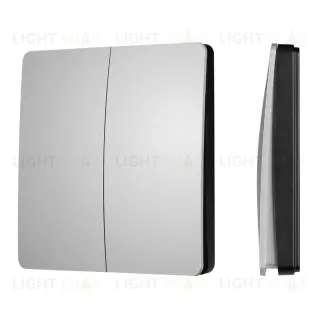 Кнопочная панель Arlight KINETIC-801-22-2G-WP-SUF Silver (No battery, IP67, 433Mhz) 051682