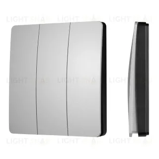 Кнопочная панель Arlight KINETIC-801-22-3G-WP-SUF Silver (No battery, IP67, 433Mhz) 051683