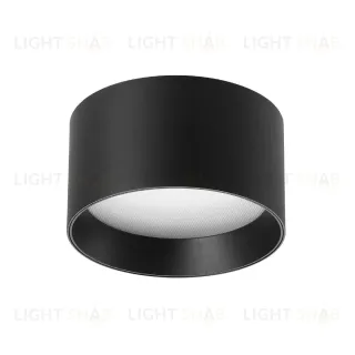 Накладной светильник Arlight SP-BISCOTTO-R120-12W Warm3300-MIX (BK, 80 deg, 230V) 055010