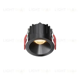 Встраиваемый светильник Maytoni Alfa LED DL043-01-10W2.7K-RD-B