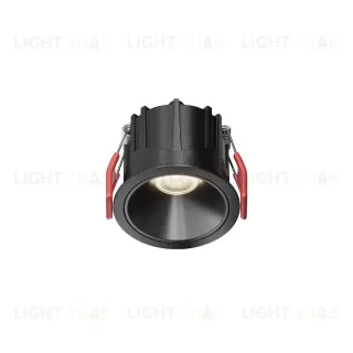 Встраиваемый светильник Maytoni Alfa LED DL043-01-10W4K-RD-B-1