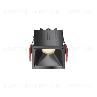 Встраиваемый светильник Maytoni Alfa LED DL043-01-10W3K-SQ-B-1