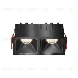 Встраиваемый светильник Maytoni Alfa LED DL043-02-10W4K-SQ-B-1