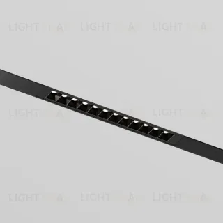Трековый однофазный светильник Denkirs Simple Grill DK8101-BK