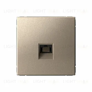 Розетка компьютерная RJ45 Systeme Electric ArtGallery Шампань кат. 5е GAL000583