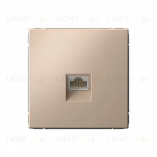 Розетка компьютерная RJ45 Systeme Electric ArtGallery Песочный кат. 5е GAL001283