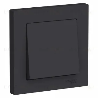 Выключатель 1-клавишный сх.1, 10АХ Systeme Electric AtlasDesign Карбон ATN001012