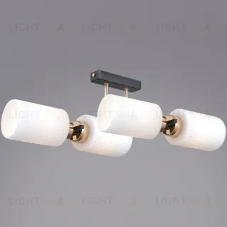 Потолочная люстра Illumico IL0809-4ASQ-25 BK AB NAPLES