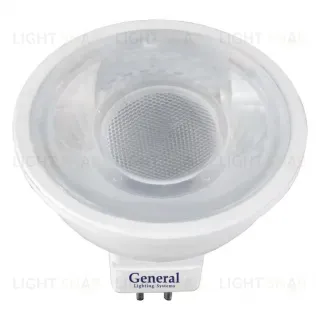 Светодиодная лампа General GLDEN-MR16-7-230-GU5.3-6500 643600