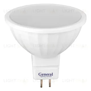 Светодиодная лампа General GLDEN-MR16-10-GU5.3-12-4500 661022