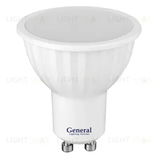 Светодиодная лампа General GLDEN-MR16-B-7-230-GU10-4000 661171