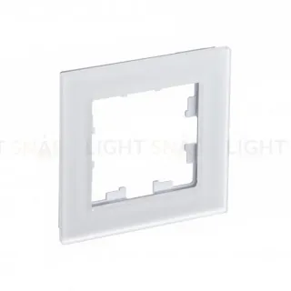 Рамка 1-ая Systeme Electric AtlasDesign Nature Матовое стекло белый ATN330101