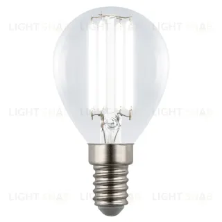 Лампа светодиодная филаментная Uniel LED-G45-4W/4000K/E14/CL GLY01TR UL-00011939