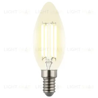 Лампа светодиодная филаментная Uniel LED-C35-4W/3000K/E14/CL GLY01TR UL-00011936