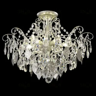Потолочная люстра Crystal Lux ESMIRALDA PL6 SILVER