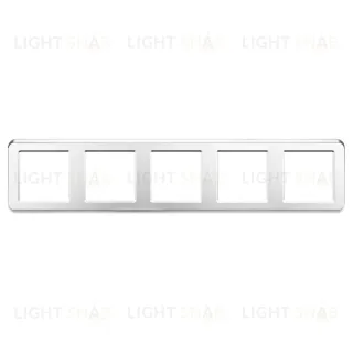 Рамка пластиковая Arlight FRM-VERSA-PL-5-WH 045190