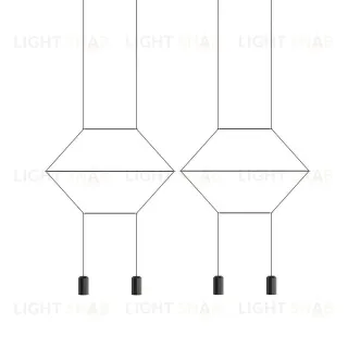 Подвесной светильник ImperiumLoft Via Wireflow Polyhedral 144326-22