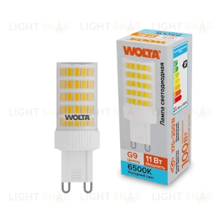 Светодиодная лампа WOLTA 11Вт 6500K G9 кукуруза матовая WSTD-JCD-11W6KG9-C