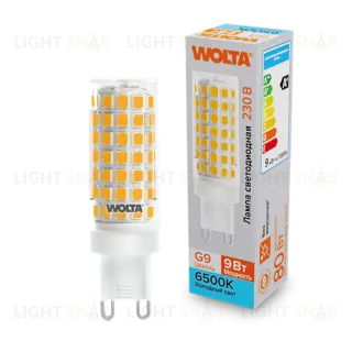 Светодиодная лампа WOLTA 9Вт 6500K G9 кукуруза матовая WSTD-JCD-9W6KG9-C