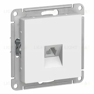 Розетка телефонная RJ11 Systeme Electric AtlasDesign Белый ATN000181