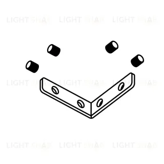 Коннектор угловой Favourite Logica 1014-CU-001