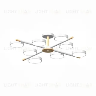 Люстра на штанге LED4U L3209-860 WH