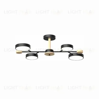 Люстра на штанге LED4U L3213-670 BK