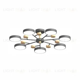 Люстра на штанге LED4U L3205-800 GR