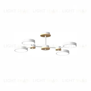 Люстра на штанге LED4U L3215-630 WH