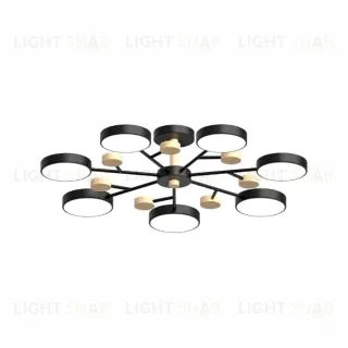 Люстра на штанге LED4U L3205-800 BK