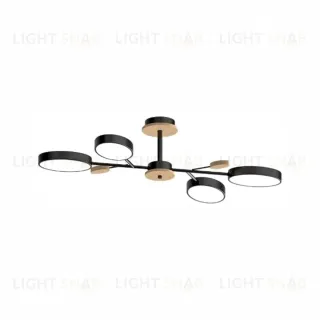 Люстра на штанге LED4U L3219-830 BK