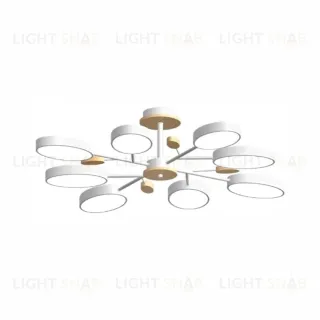 Люстра на штанге LED4U L3221-850 WH