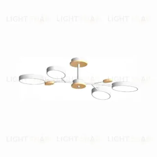 Люстра на штанге LED4U L3219-830 WH