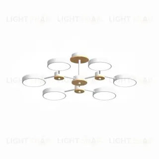 Люстра на штанге LED4U L3216-730 WH