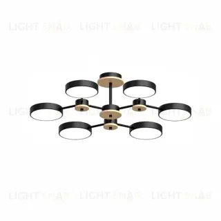 Люстра на штанге LED4U L3216-730 BK