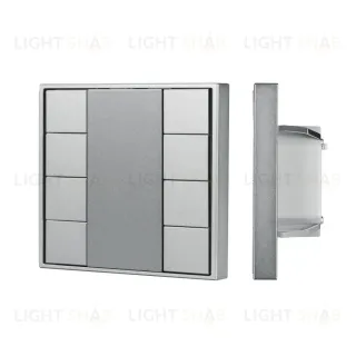 Кнопочная панель Arlight DALI-201-23-8K-D2-IN Silver (BUS, Frame) 048224