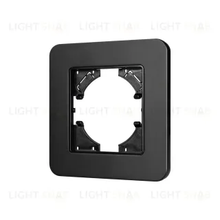 Рамка алюминиевая на 1 пост Arlight FRM-AKIRY-SFAL-1-BK 049685