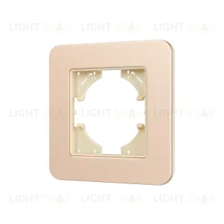 Рамка алюминиевая на 1 пост Arlight FRM-AKIRY-SFAL-1-GD 049686 049686