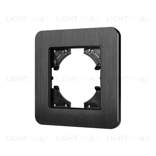 Рамка алюминиевая на 1 пост Arlight FRM-AKIRY-AL-1-BK 049681