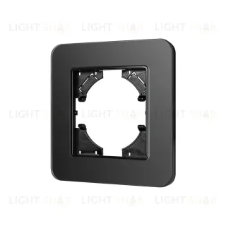 Рамка стеклянная на 1 пост Arlight FRM-OMALI-SFGS-1-BK 049676