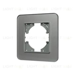 Рамка стеклянная на 1 пост Arlight FRM-OMALI-SFGS-1-GR 049677