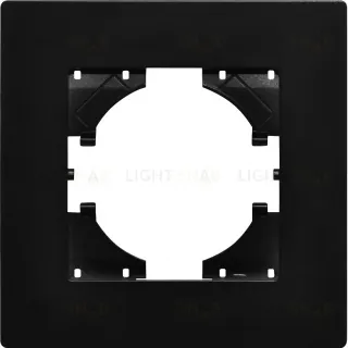 Рамка пластиковая на 1 пост Arlight FRM-PERIO-PL-1-BK 049689
