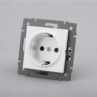 Механизм электрической розетки Arlight SCT-MEU1-PL-WH-V (250V, 16A) 049814