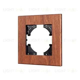 Рамка из натурального дерева на 1 пост Arlight FRM-XSILO-WD-1-NL 050870