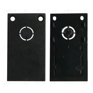 Комплект заглушек торцевых для накладного шинопровода iLedex Vision END CAP 4822-025-BK (2 шт)