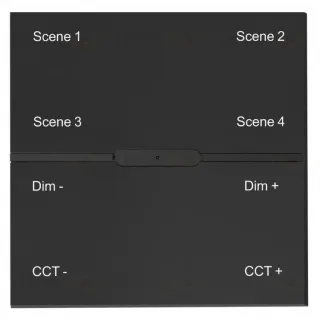 Смарт выключатель проводной iLedex Vision INN SP 48V-4-BK