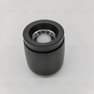 Накладной светильник iLedex Metrica 114-12W-D90-4K-ZOOM-BK